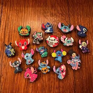 Stitch Croc Charm Jibbitz Bundle‎